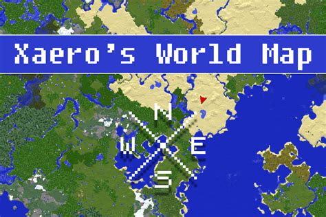 xaeros world map  Also works with the Better PVP mod